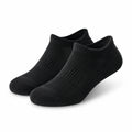 Chaussettes basses 35-38 en maille textile noire respirante