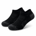 Chaussettes basses 39-42 en textile noir et gris pour sport avec maille respirante